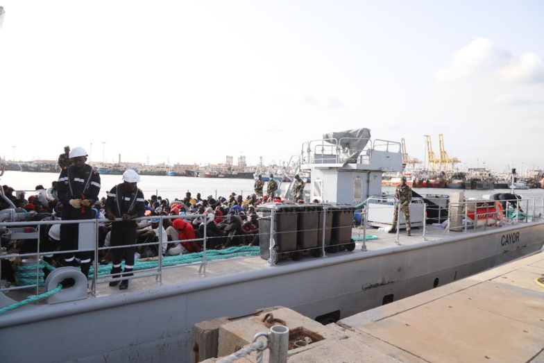 Lompoul : La marine intercepte 202 migrants dont cinq femmes et un mineur