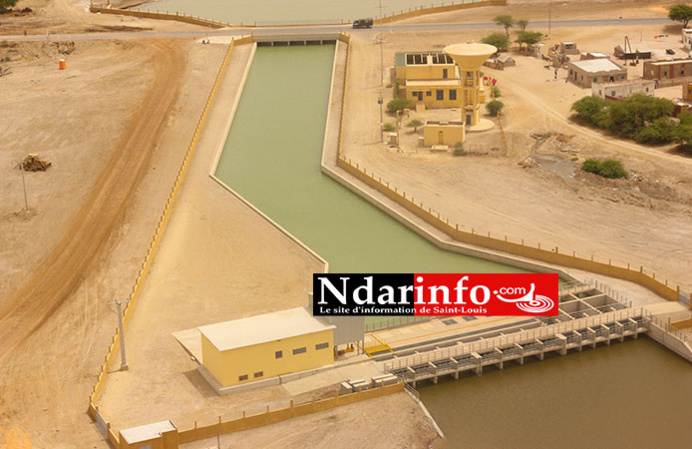 La station de Pompage de Mboubène, terminus de l'émissaire du Delta La station de Pompage de Mboubène, terminus de l'émissaire du Delta