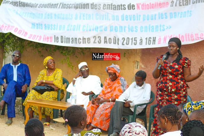 DANGERS DE LA NON-DÉCLARATION DES NAISSANCES: NDIOLEFENE sensibilisé sur les désastreuses conséquences. DANGERS DE LA NON-DÉCLARATION DES NAISSANCES: NDIOLEFENE sensibilisé sur les désastreuses conséquences.