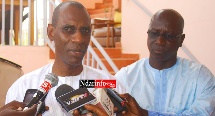 Abdoulaye Daouda DIALLO, ce vendredi, à Saint-Louis