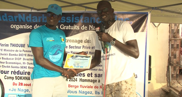 Prévention des noyades : NdarNdarbi Assistance boucle un camp de natation Prévention des noyades : NdarNdarbi Assistance boucle un camp de natation