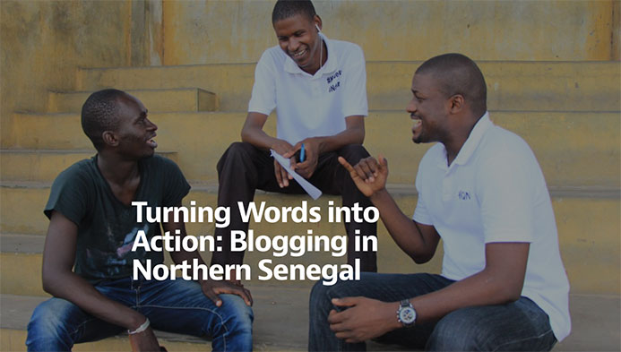 Turning Words into Action: Blogging in Northern Senegal