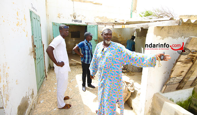 Saint-Louis : Malick GAKOU rénove la morgue des cimetières de GUET-NDAR. Saint-Louis : Malick GAKOU rénove la morgue des cimetières de GUET-NDAR.