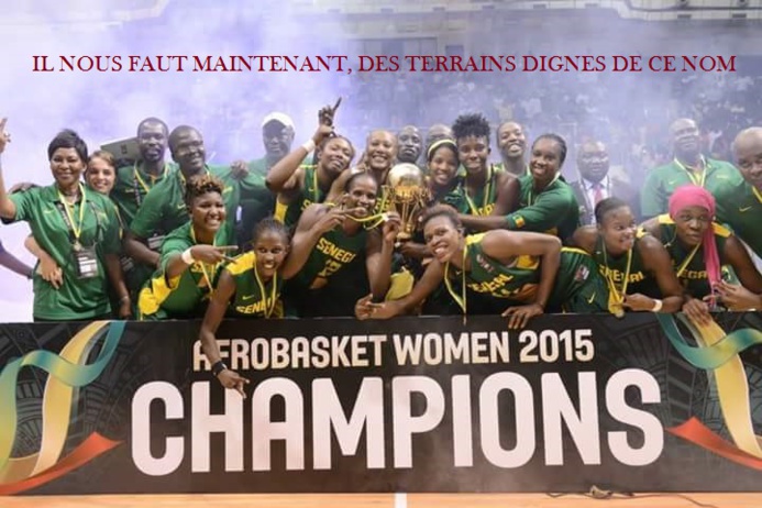 Et voilà le 11eme titre continental des lionnes de Basket, le Sénégal une nation d’sport, sans terrain d’sport !
