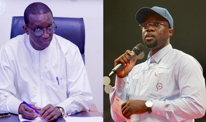 Ousmane Sonko invite Amadou Ba à un débat public Ousmane Sonko invite Amadou Ba à un débat public