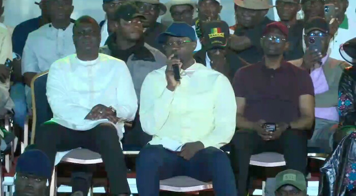 Sonko, à Saint-Louis,  titille ses adversaires : « Ce n’est pas les marabouts, c’est Dieu …» Sonko, à Saint-Louis,  titille ses adversaires : « Ce n’est pas les marabouts, c’est Dieu …»