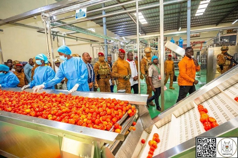 Le Burkina inaugure sa deuxième usine de transformation de tomates Le Burkina inaugure sa deuxième usine de transformation de tomates