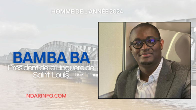 Bamba BA élu personnalité de l’année de "Ndarinfo" Bamba BA élu personnalité de l’année de "Ndarinfo"