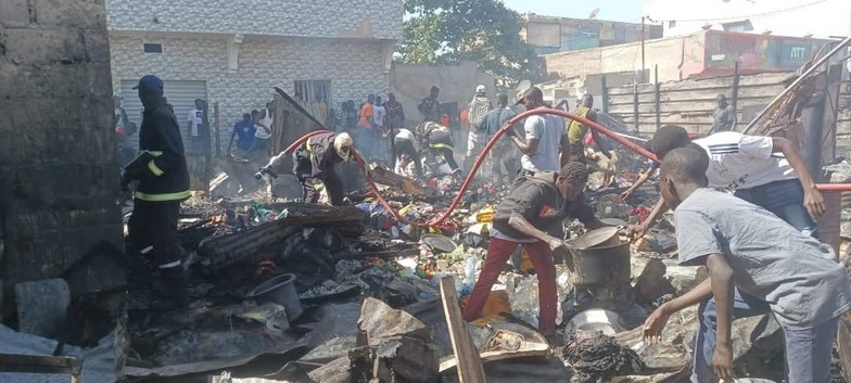 Diamaguène : Une maison dévastée par un incendie d'une rare violence