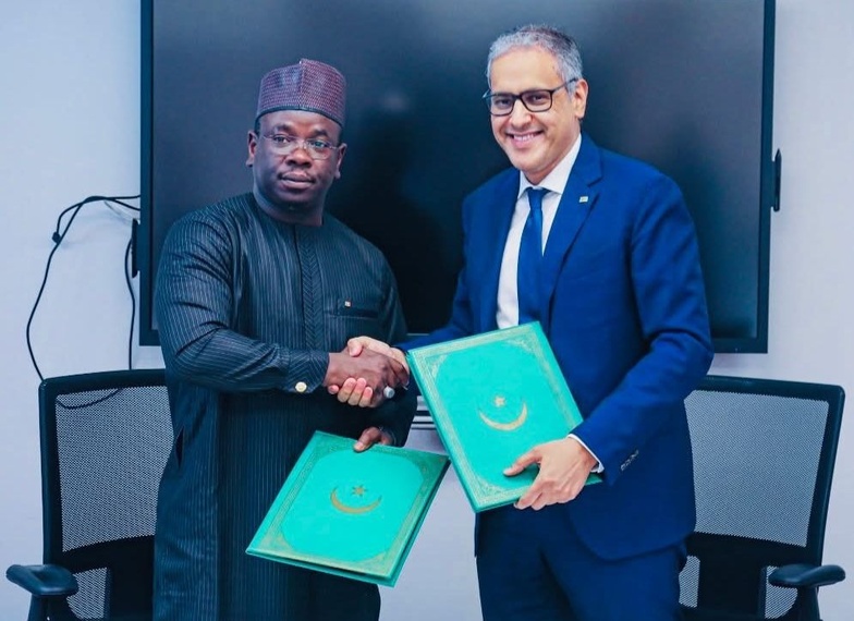 Champ gazier Grand Tortue Ahmeyim (GTA) : Birame Soulèye Diop signe une convention avec son homologue mauritanien Mohamed Ould Khaled Champ gazier Grand Tortue Ahmeyim (GTA) : Birame Soulèye Diop signe une convention avec son homologue mauritanien Mohamed Ould Khaled