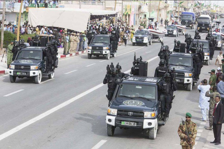 55e ANNIVERSAIRE DE LA MAURITANIE: les images du défilé militaire à NOUAKCHOTT.
