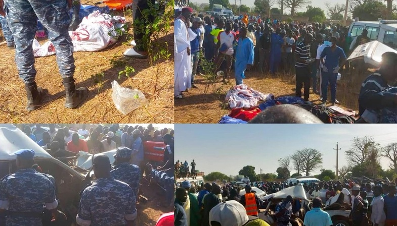 7 décès après un terrible accident entre Keur Madiabel et Wack Ngouna 7 décès après un terrible accident entre Keur Madiabel et Wack Ngouna