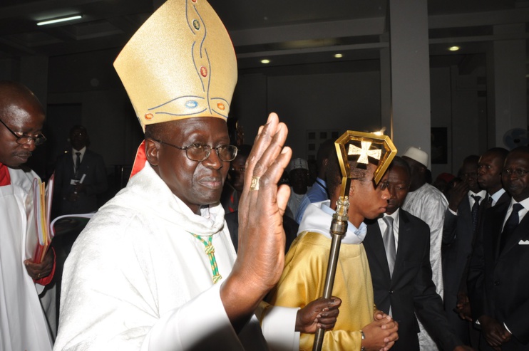 A l'intronisation de Mgr Benjamin Ndiaye.