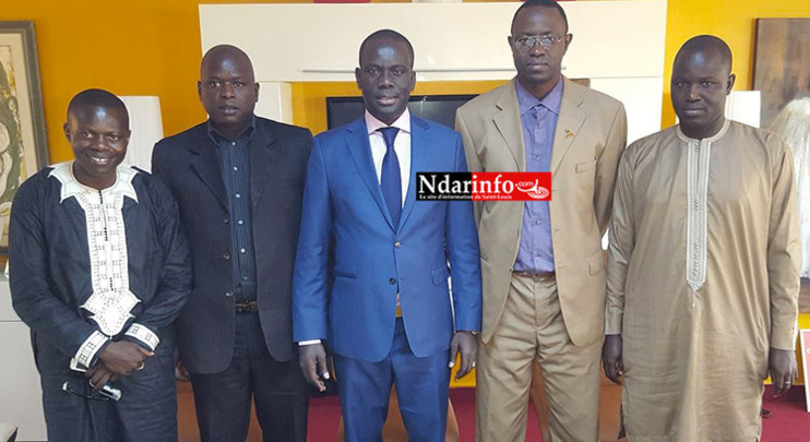 Des responsables de la zone 5 de l'ODCAV après l'audience avec Malick GAKOU. Des responsables de la zone 5 de l'ODCAV après l'audience avec Malick GAKOU.