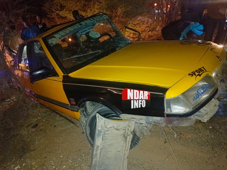 Saint-Louis : Collision entre un minicar et un 4X4 sur la route de Rao Saint-Louis : Collision entre un minicar et un 4X4 sur la route de Rao