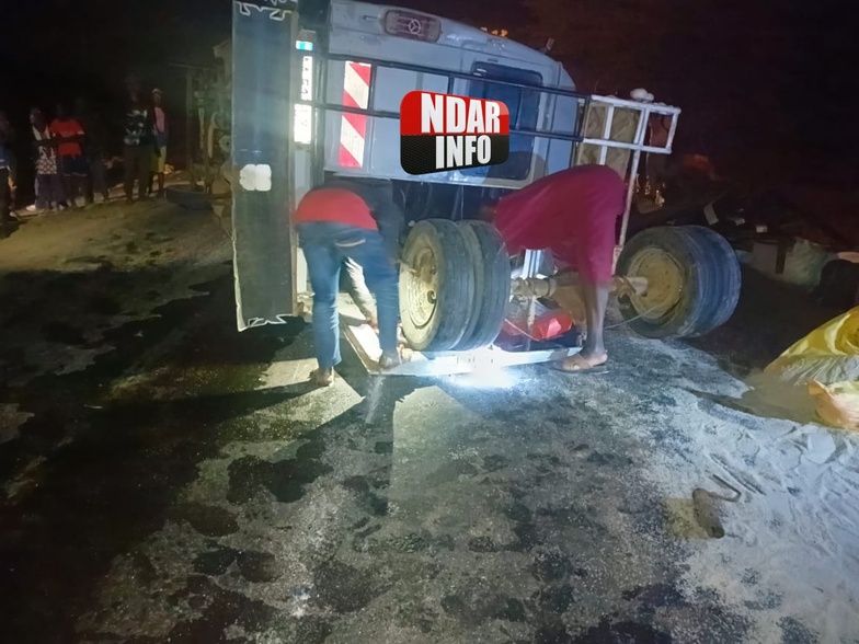 Saint-Louis : Collision entre un minicar et un 4X4 sur la route de Rao Saint-Louis : Collision entre un minicar et un 4X4 sur la route de Rao