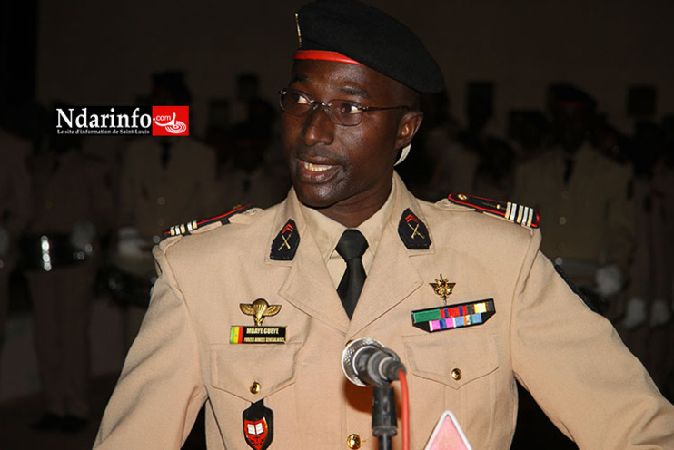 Le Lieutenant Colonel MBAYE GUEYE, commandant de l'école Le Lieutenant Colonel MBAYE GUEYE, commandant de l'école