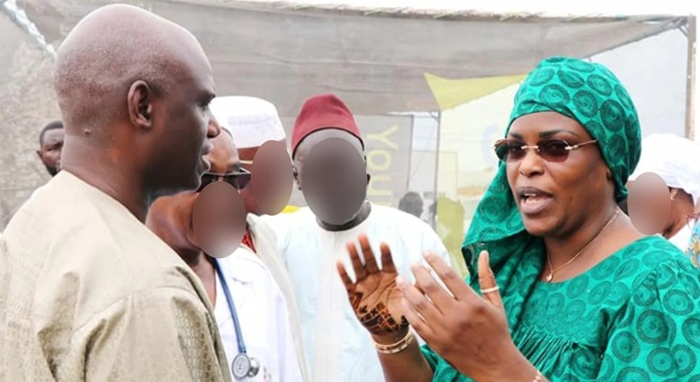 Mansour Faye bloqué à l'AIBD. Marième Faye Sall en colère Mansour Faye bloqué à l'AIBD. Marième Faye Sall en colère