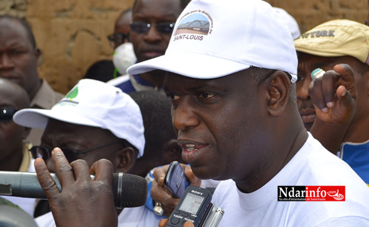 Mansour FAYE, maire de Saint-Louis. Crédit Photo: Ndarinfo.com