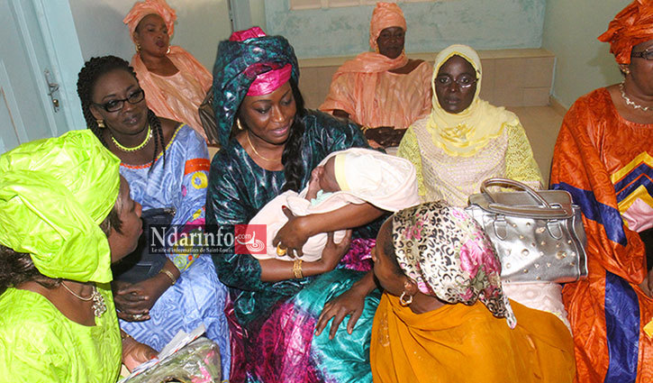 Mme FAYE, dans le Poste de danté de Ngalèle, à la journée mondiale de la Femme