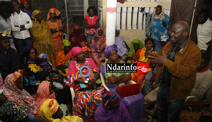 BRAYA au mileu de ses militants à PIKINE BRAYA au mileu de ses militants à PIKINE