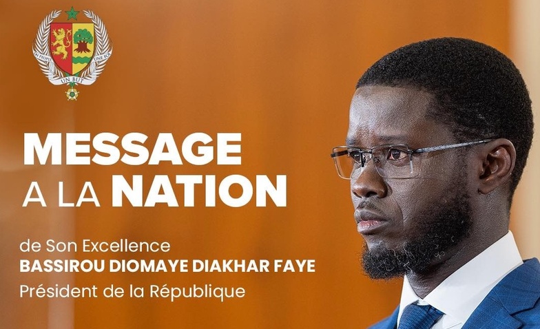 Adresse à la Nation du PR Bassirou Diomaye Faye : Un appel à l’unité et à la souveraineté pour un Sénégal prospère Adresse à la Nation du PR Bassirou Diomaye Faye : Un appel à l’unité et à la souveraineté pour un Sénégal prospère