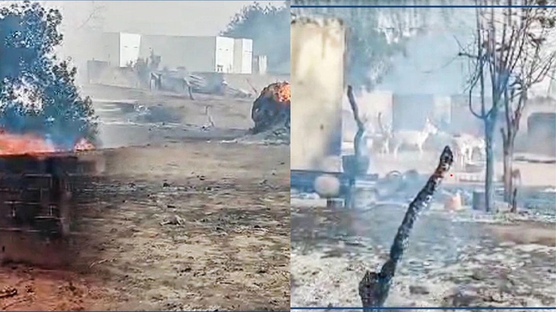 Un violent incendie ravage plus de dix concessions à Mbane, dans la région de Kaffrine Un violent incendie ravage plus de dix concessions à Mbane, dans la région de Kaffrine