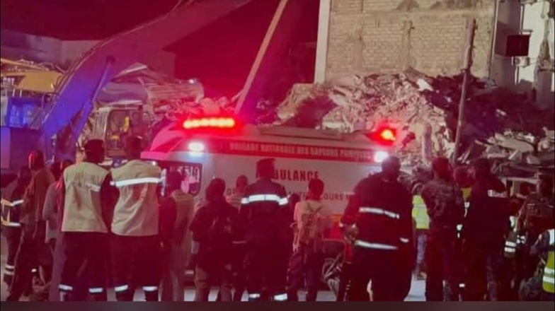 Effondrement d'un immeuble à Ngor : 2 morts, dont un étranger, un blessé grave évacué