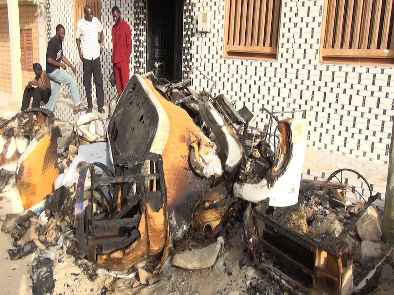 Cité Niakh : un incendie ravage un conteneur de 63 millions FCFA Cité Niakh : un incendie ravage un conteneur de 63 millions FCFA