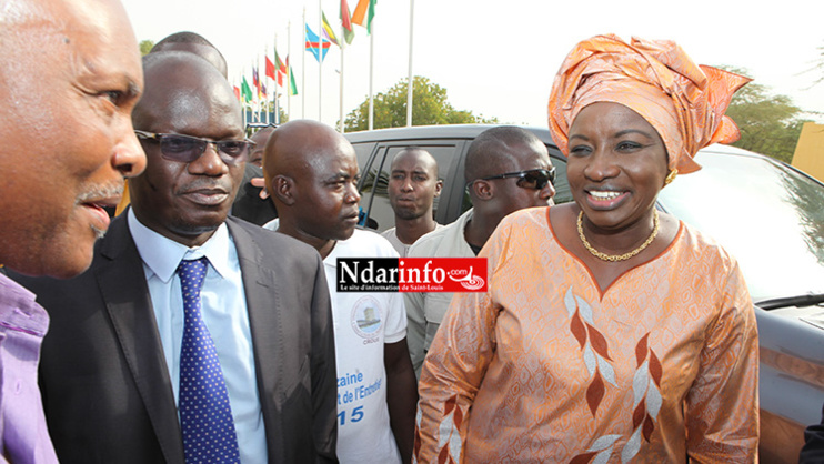 UGB: accueil chaleureux Mimi TOURE (photos)