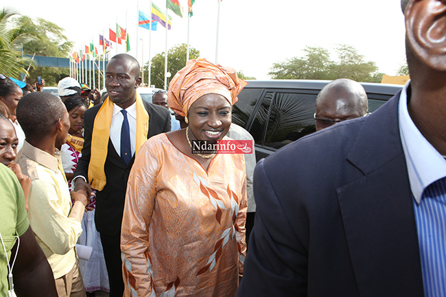 UGB: accueil chaleureux Mimi TOURE (photos)