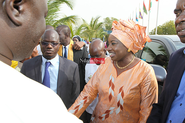 UGB: accueil chaleureux Mimi TOURE (photos)