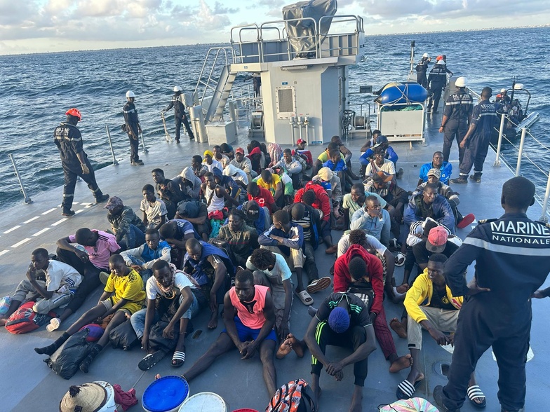 Saint-Louis : 23 candidats à l’émigration irrégulière interpellés sur la plage de l’Hydrobase