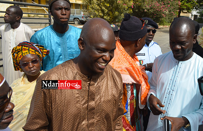 Saint-Louis : quand Mansour FAYE manifeste contre la caricature de Sarigne touba.