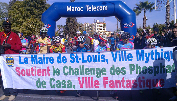 Challenge international des phosphates : la ligue de cyclisme de Saint-Louis magnifie l’appui du maire.