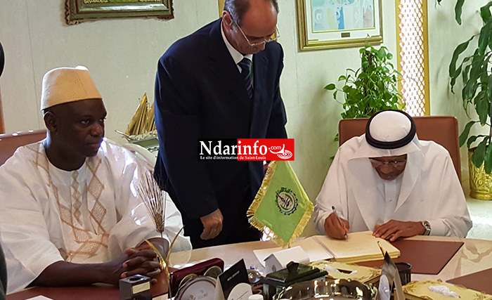 APPROVISIONNEMENT EN EAU : Mansour FAYE signe une convention de 87,2 milliards de FCFA à Djeddah.