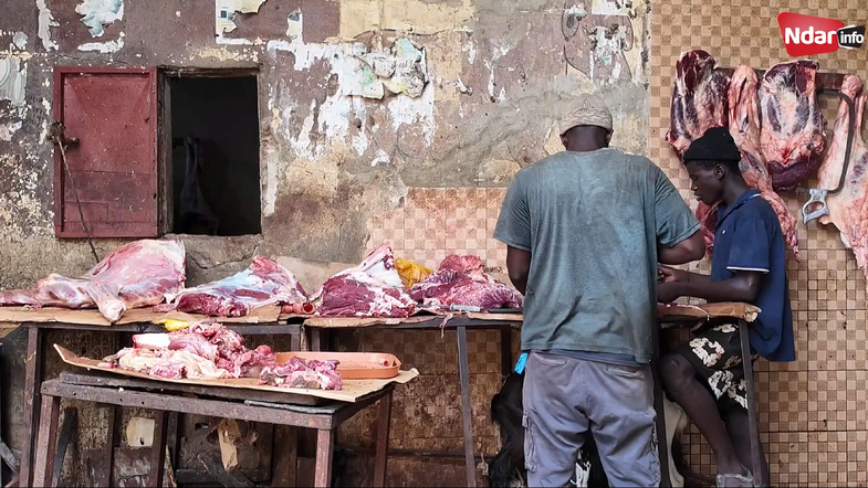 Saint-Louis : Les bouchers du marché Sor réclament le retour des camions de transport de viande Saint-Louis : Les bouchers du marché Sor réclament le retour des camions de transport de viande