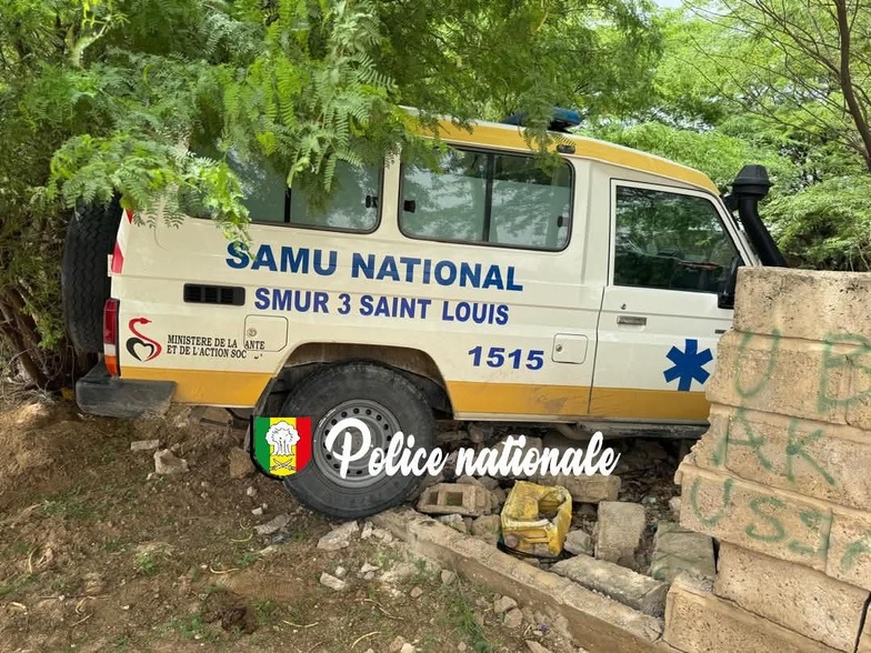 Vol et Course-poursuite à Saint-Louis : Un homme arrêté après le vol d’une ambulance