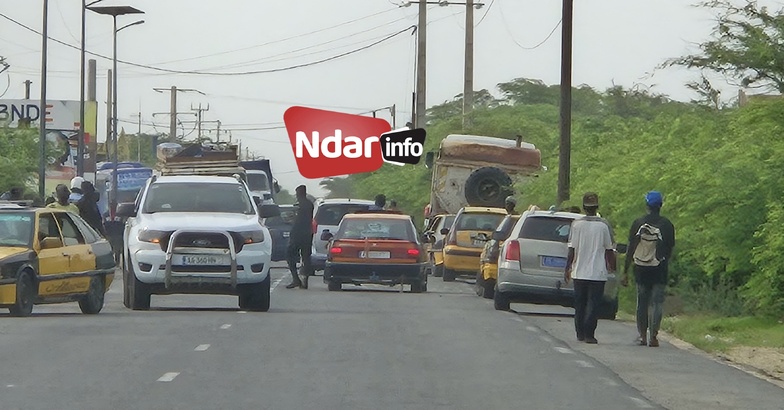 URGENT | Collision entre un camion et une charrette à l’entrée de Saint-Louis, un blessé grave