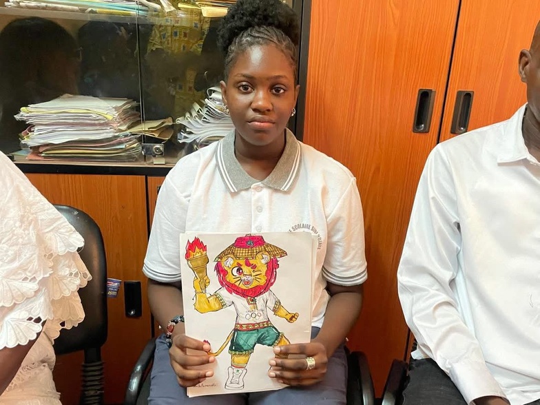 Saint-Louis  : l’académie honore la lauréate du concours de la mascotte des JOJ