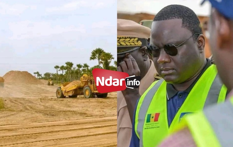 Autoroute Dakar-Saint-Louis : Déthié Fall en mission de suivi et de redressement des travaux Autoroute Dakar-Saint-Louis : Déthié Fall en mission de suivi et de redressement des travaux