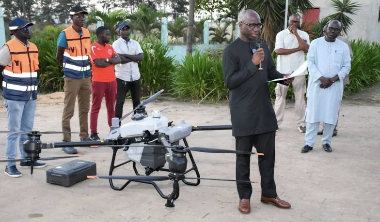 Sénégal – Des drones pour moderniser la protection des cultures Sénégal – Des drones pour moderniser la protection des cultures