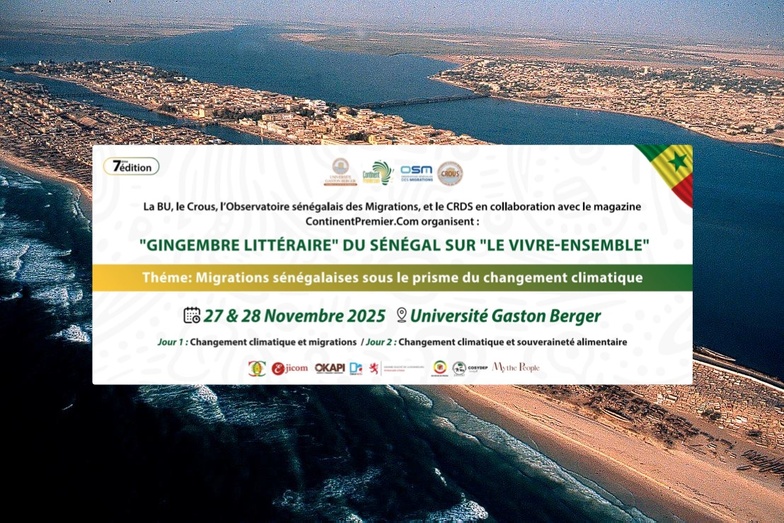 Climat et migrations : Saint-Louis accueille la 7e édition du Gingembre Littéraire