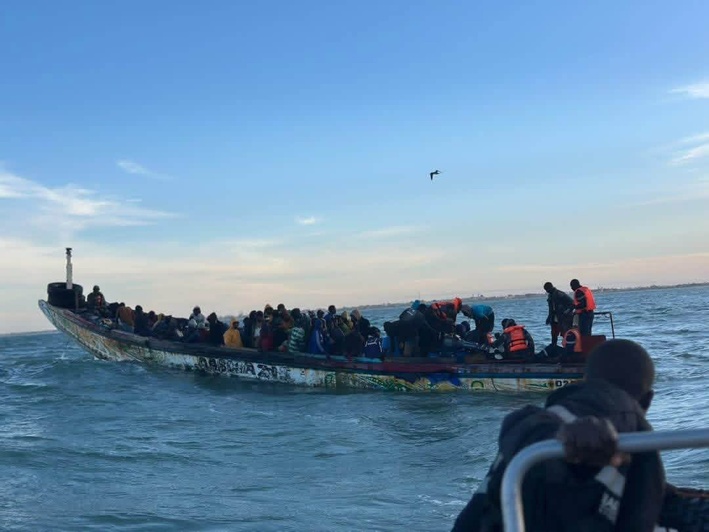 SAINT-LOUIS : 96 migrants secourus en mer par les forces de sécurité