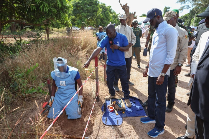 Deuxième jour en Casamance : Diomaye place le déminage au cœur de son plan