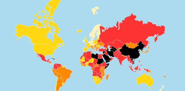 Classement mondial de la liberté de la presse 2016 : la paranoïa des dirigeants contre les journalistes Classement mondial de la liberté de la presse 2016 : la paranoïa des dirigeants contre les journalistes
