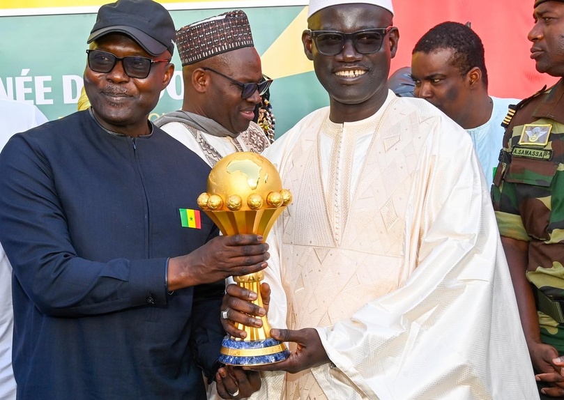Tournée nationale : le trophée de la CAN présenté officiellement aux autorités de Saint-Louis