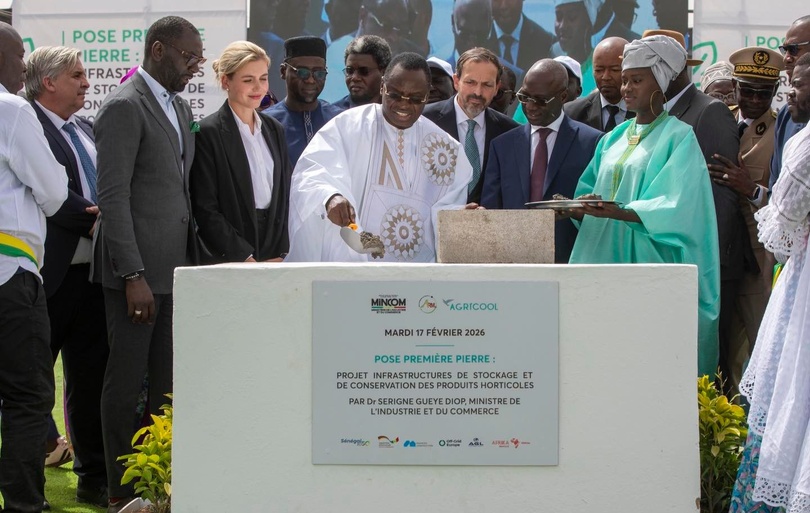 Souveraineté alimentaire : Pose de la première pierre d'une chambre froide de 250 000 tonnes Souveraineté alimentaire : Pose de la première pierre d'une chambre froide de 250 000 tonnes