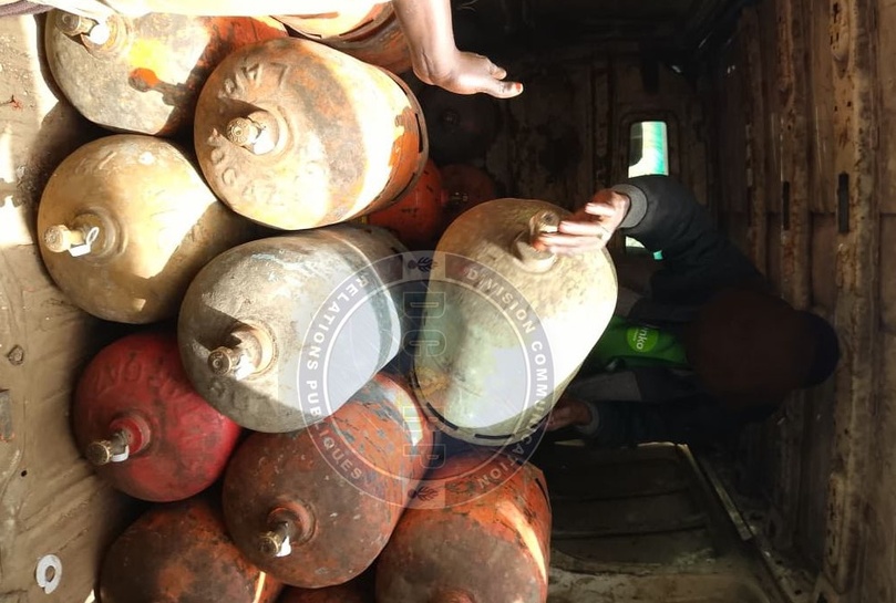 Sécurité publique : La Brigade de Ngor démantèle un réseau de transvasement illicite de gaz