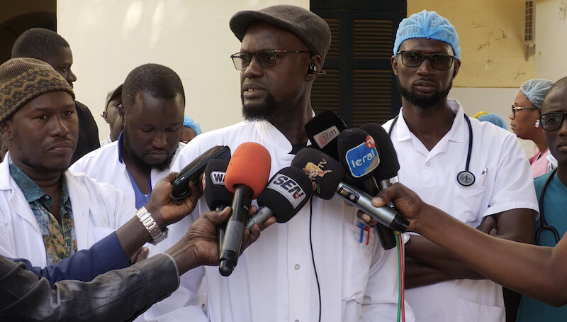 Hôpital régional de Saint-Louis : le personnel en sit-in pour 7 mois d'indemnités impayées